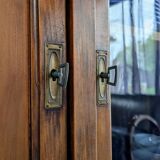Art Deco solid wood sideboard