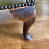 Fauteuil à oreille vert