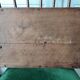 OLD ART NOUVEAU VARNISHED WOODEN TRAY WITH PAINTED DECORATION