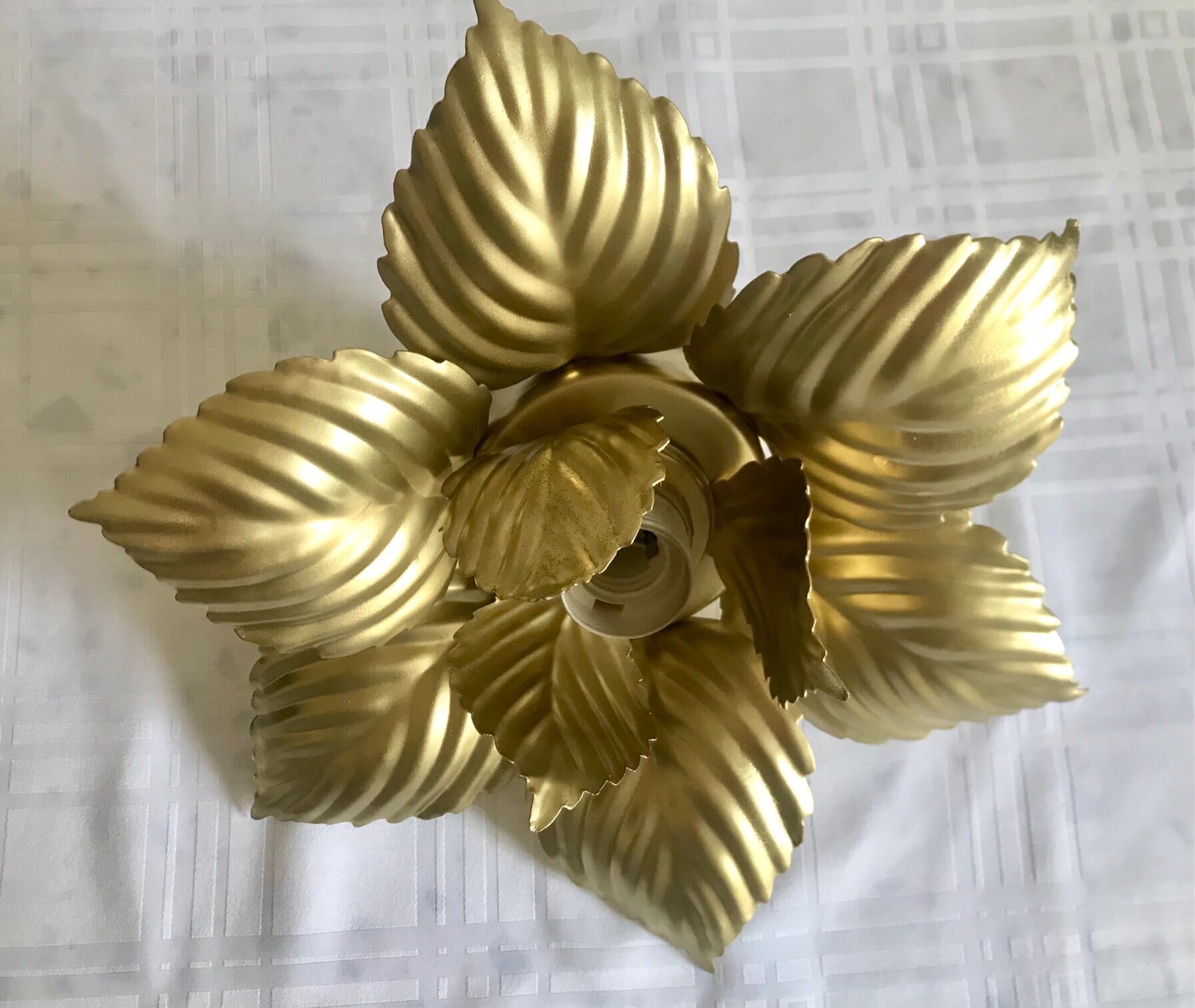 Masca golden flower wall lamp