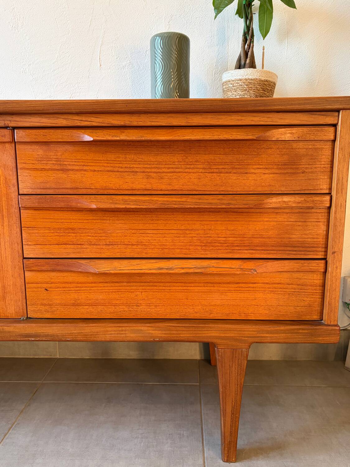 Vintage Scandinavian teak sideboard