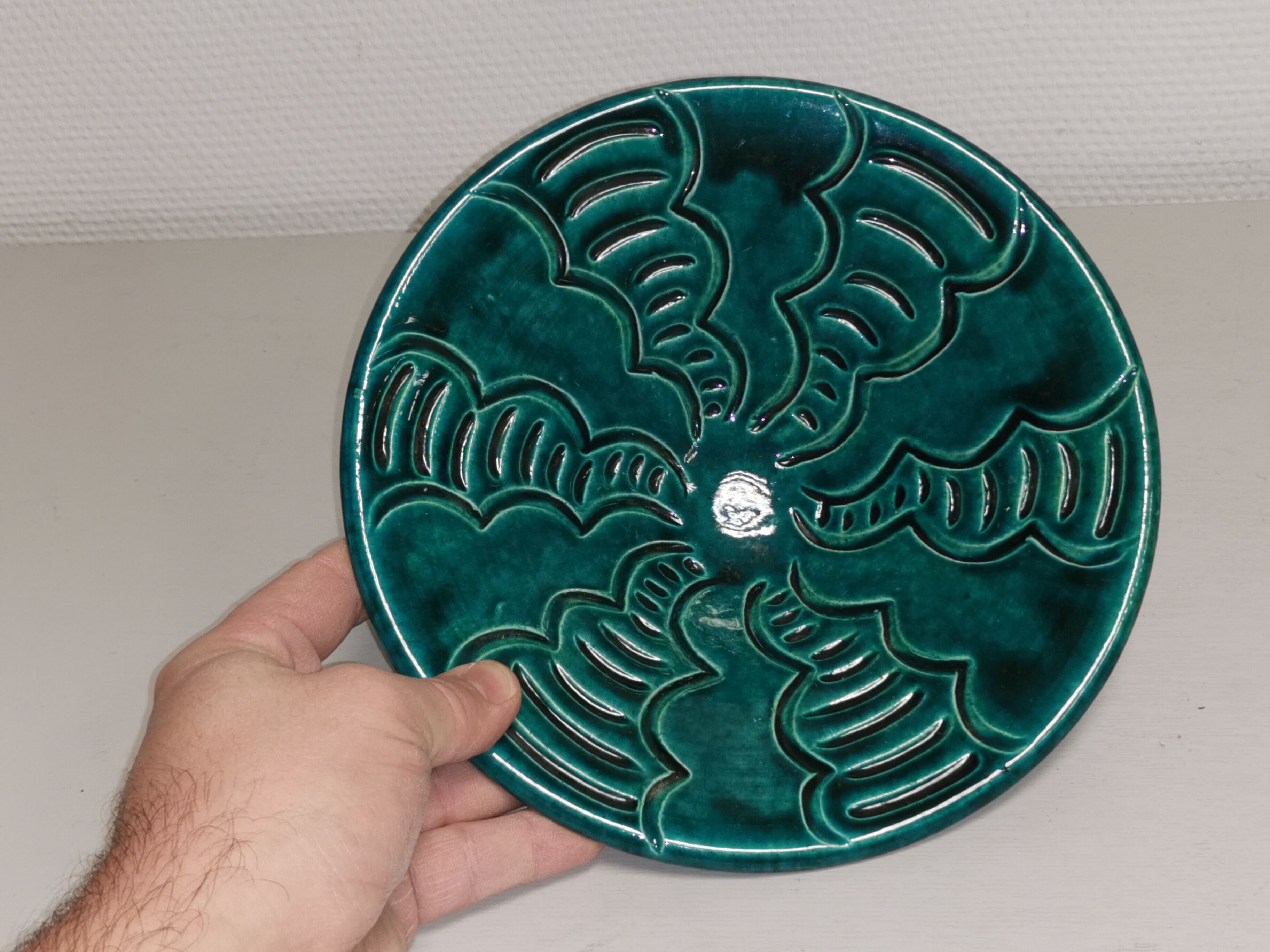 Vintage cup French ceramic Accolay