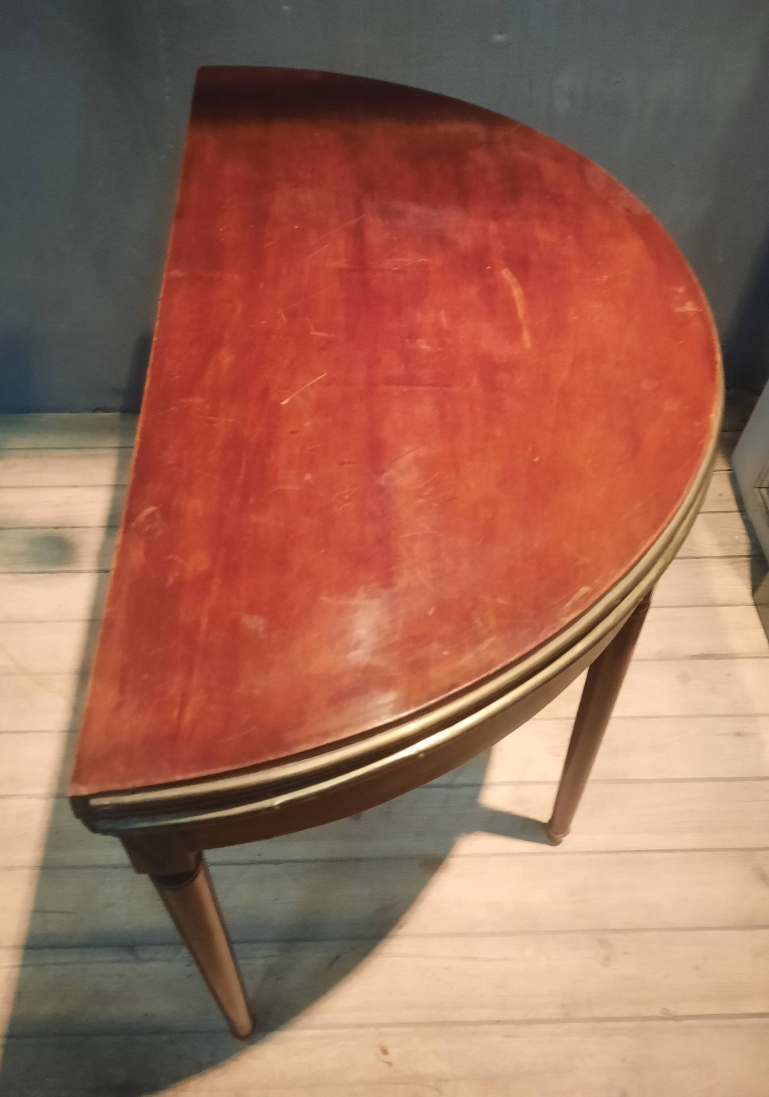 Eighteenth-century "half-moon" table
