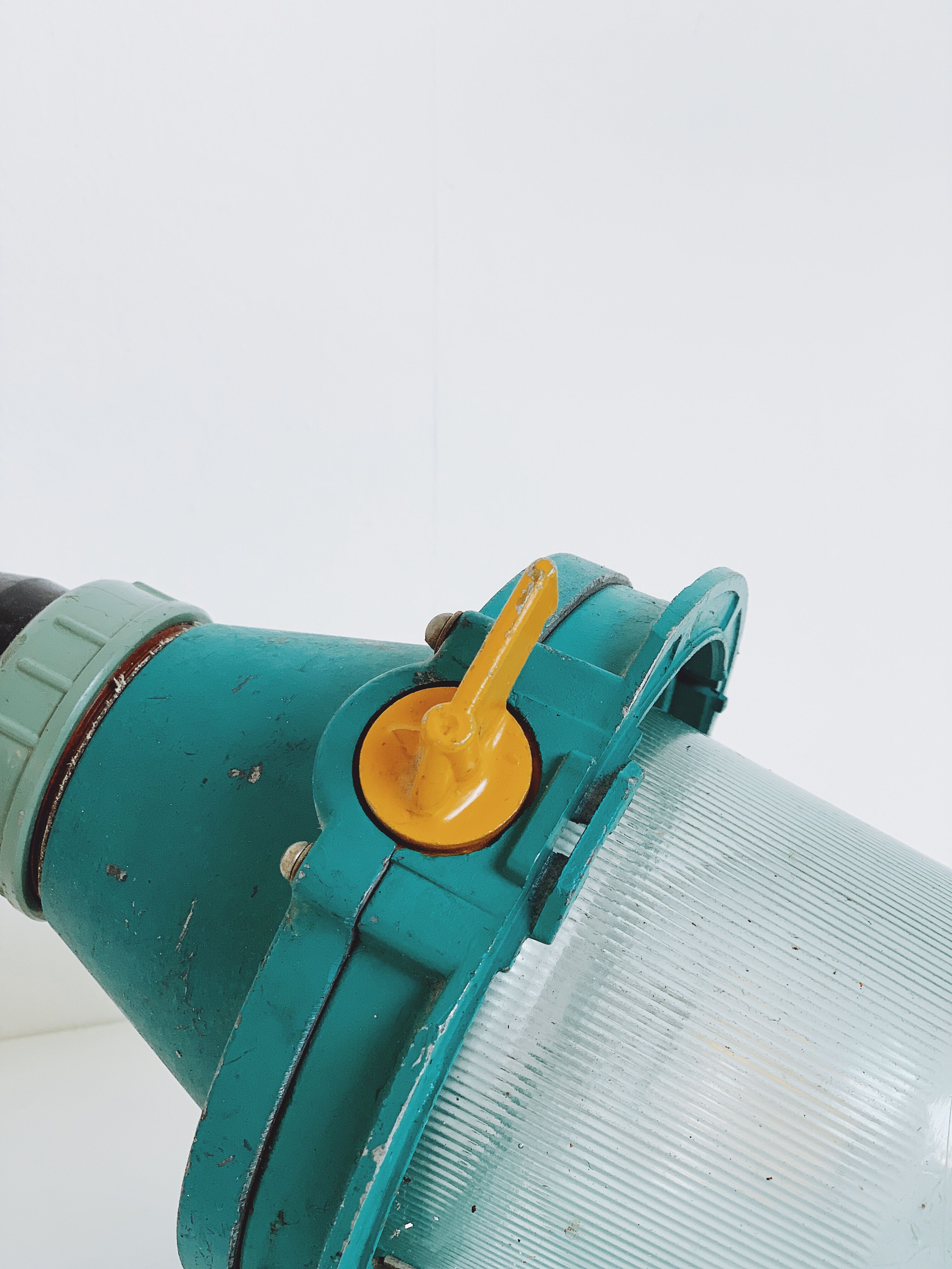 Soviet industrial suspension lamp