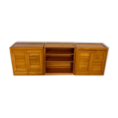 Ensemble modulable enfilade Ateliers Chauvin bois massif design 70