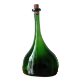 Old blown glass bottle, free form. Armagnac