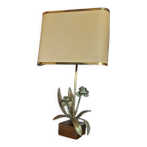 Grande lampe en laiton