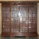 Monumental glass library in Victorian hardwood.