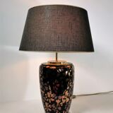 Lampe de table en céramique glamour, années 1980