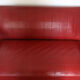 Red vintage sofa bed