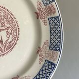 3 Longwy dessert plates.