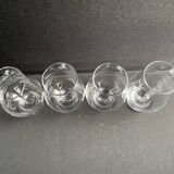 4 verres à whisky cristal estampillé « The Glencairn Glass »
