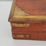Wooden and brass box