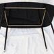 Table basse 1950 en verre noir