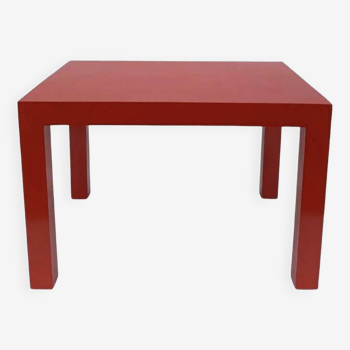 Milo Baughman For Thayer Coggin Formica Red Side Or Coffee Table 1960s Mid Century