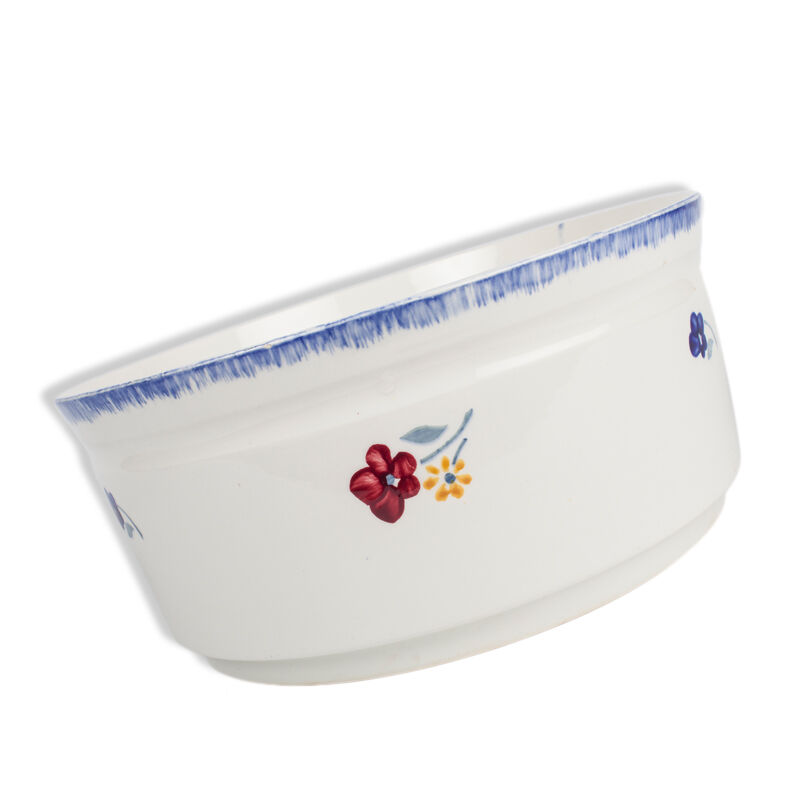 Round salad bowl mary-lou digoin & sarreguemines France