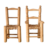 2 chaises pour poupées