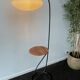 Lampadaire ( lampe & table ) en  acier tubulaire, ca 1960
