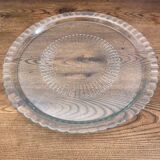 Bell and glass tray plate plate