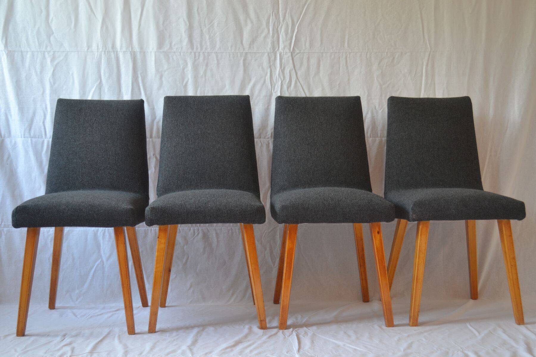 1326 dining chairs by Lejkowski & Lesniewski for Krakowskie Fabryki Mebli, 1962, set of 4