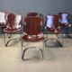 Vintage dining chairs by Cidue, set of 6, 1970s.