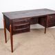 Bureau danois en palissandre et piètement en teck, Johannes Andersen 1960