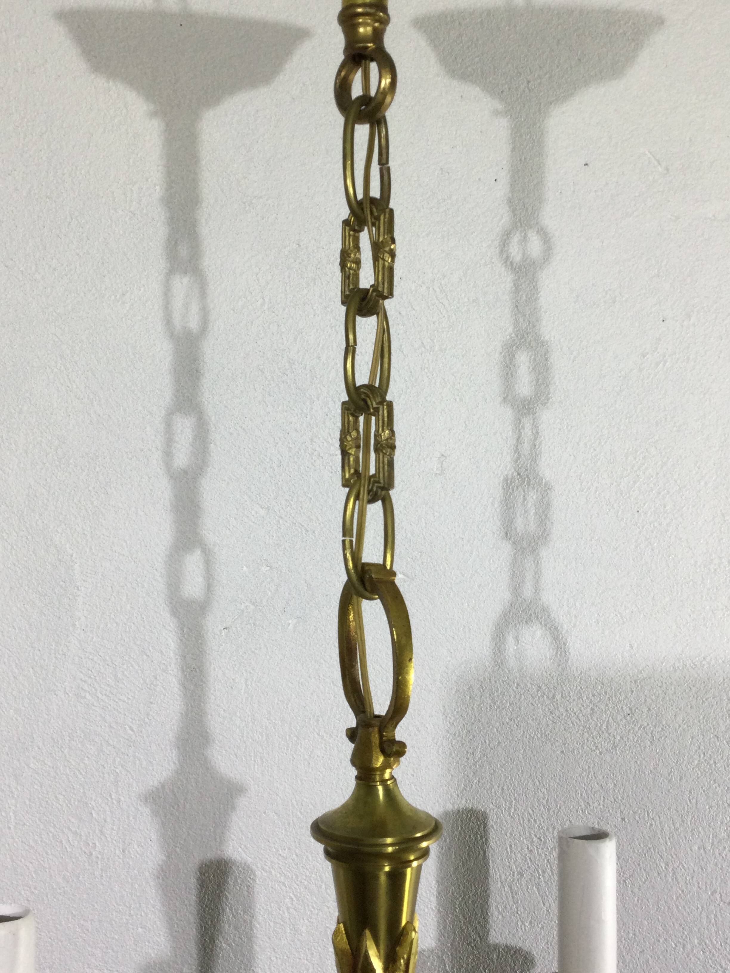 Lustre 3 lumières en bronze