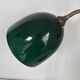 Vintage 1900 desk lamp in nickel-plated brass celadon - 52 cm