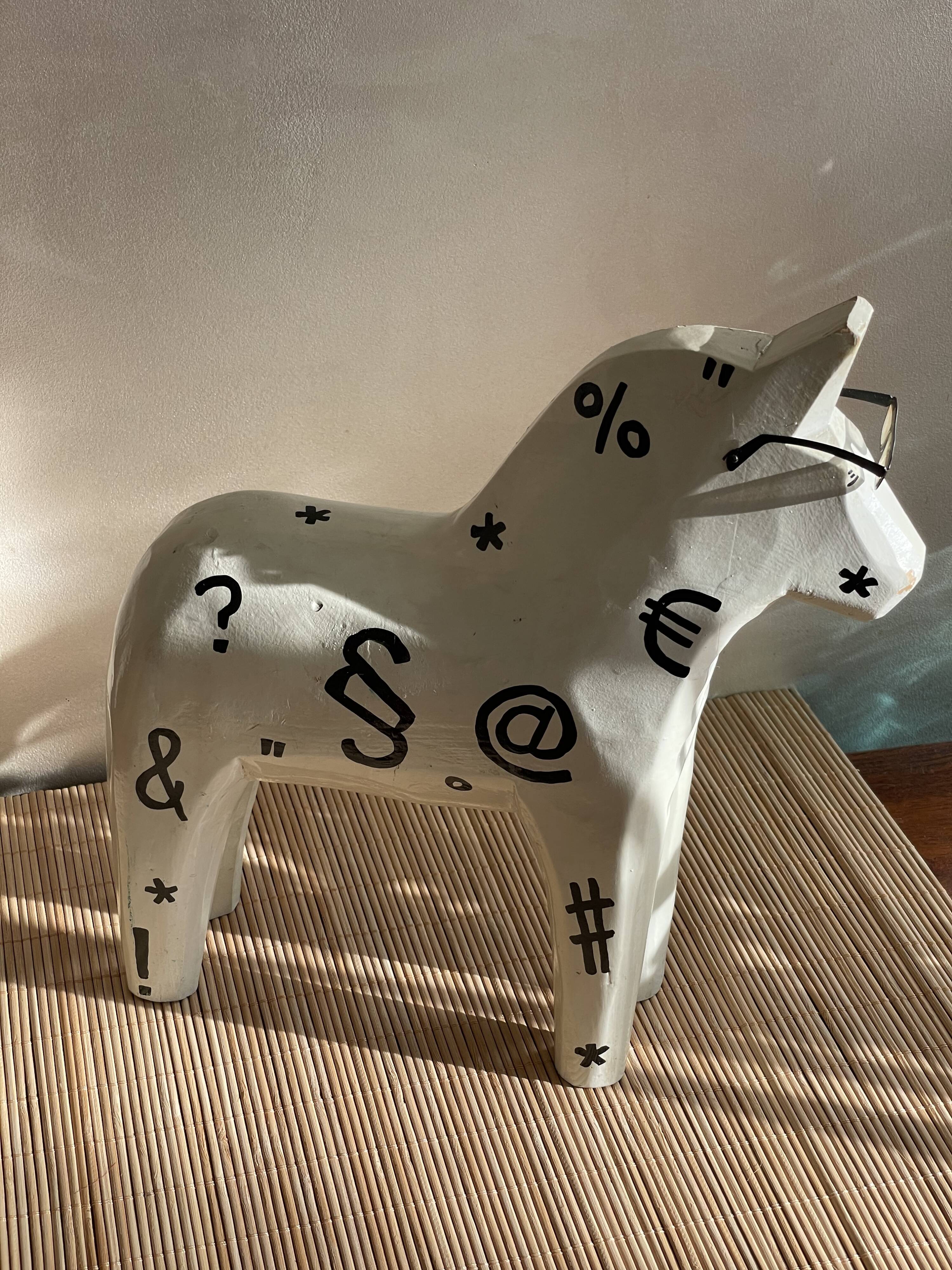 Cheval en bois Ikea Dala vintage