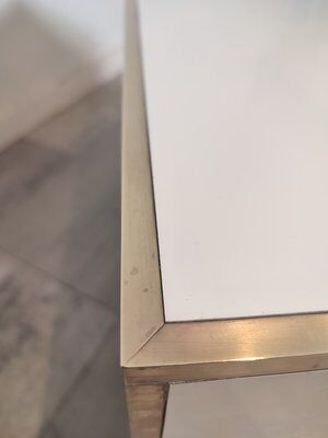 Set of 2 bedside tables by Alain Delon for Maison Jansen, 1975