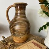 Glazed stoneware jug