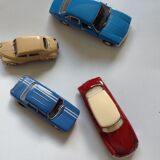 Set of four vintage cars