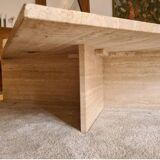 2-item travertine lounge tables