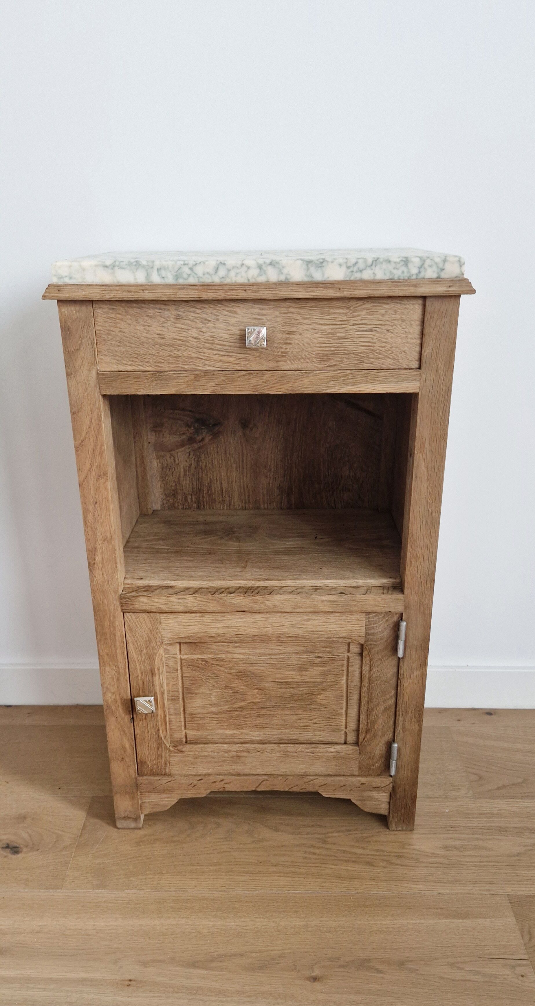 Meuble chevet art déco chêne 1920