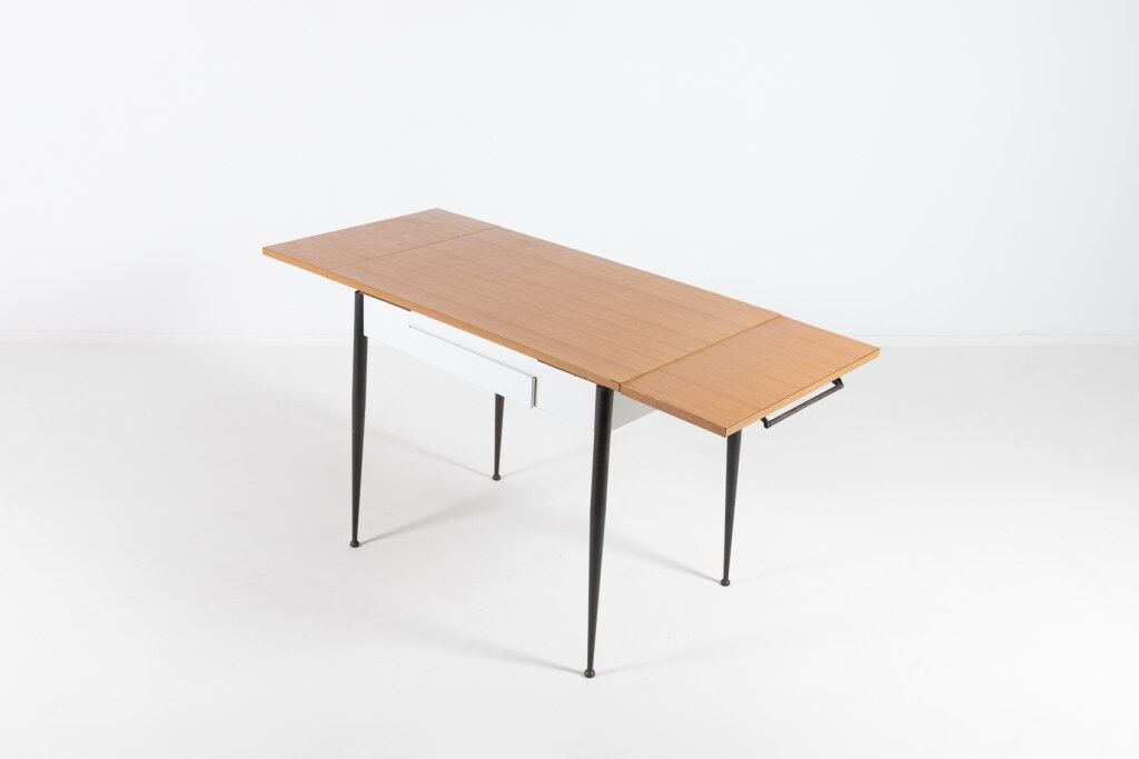 Extended Italian dining table, 1960s