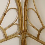 Vintage rattan headboard