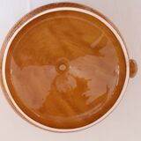 Soupière légumier vintage faïencerie Gien ambre