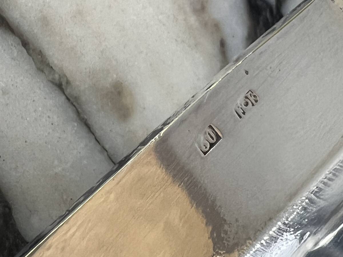 Silver-plated serving tray, 20th century