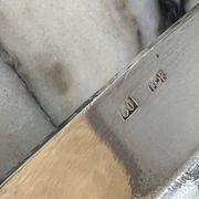 Plateau de service en métal argenté, XXe siècle