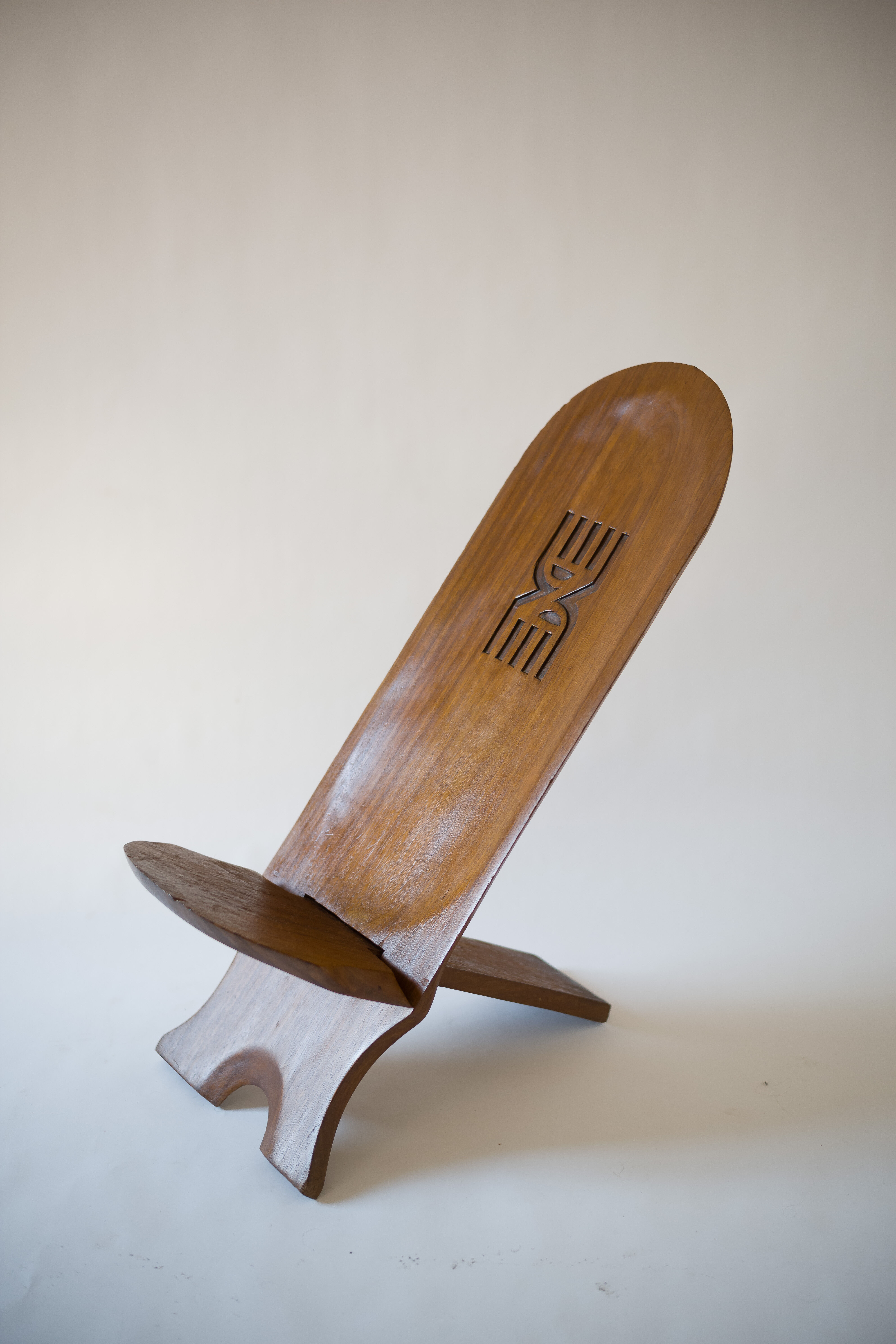 African mahogany armchair