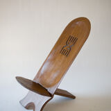 African mahogany armchair