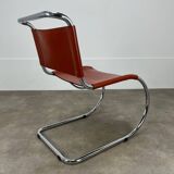 Chaise MR10 Mies Van Der Rohe, cuir, années 80