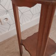 Vintage 50s harness in light walnut and marble.