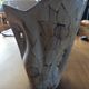 Beige vase by vallauris with flower pattern - excellent condition