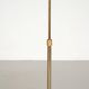 1980s gold modernist reading lamp