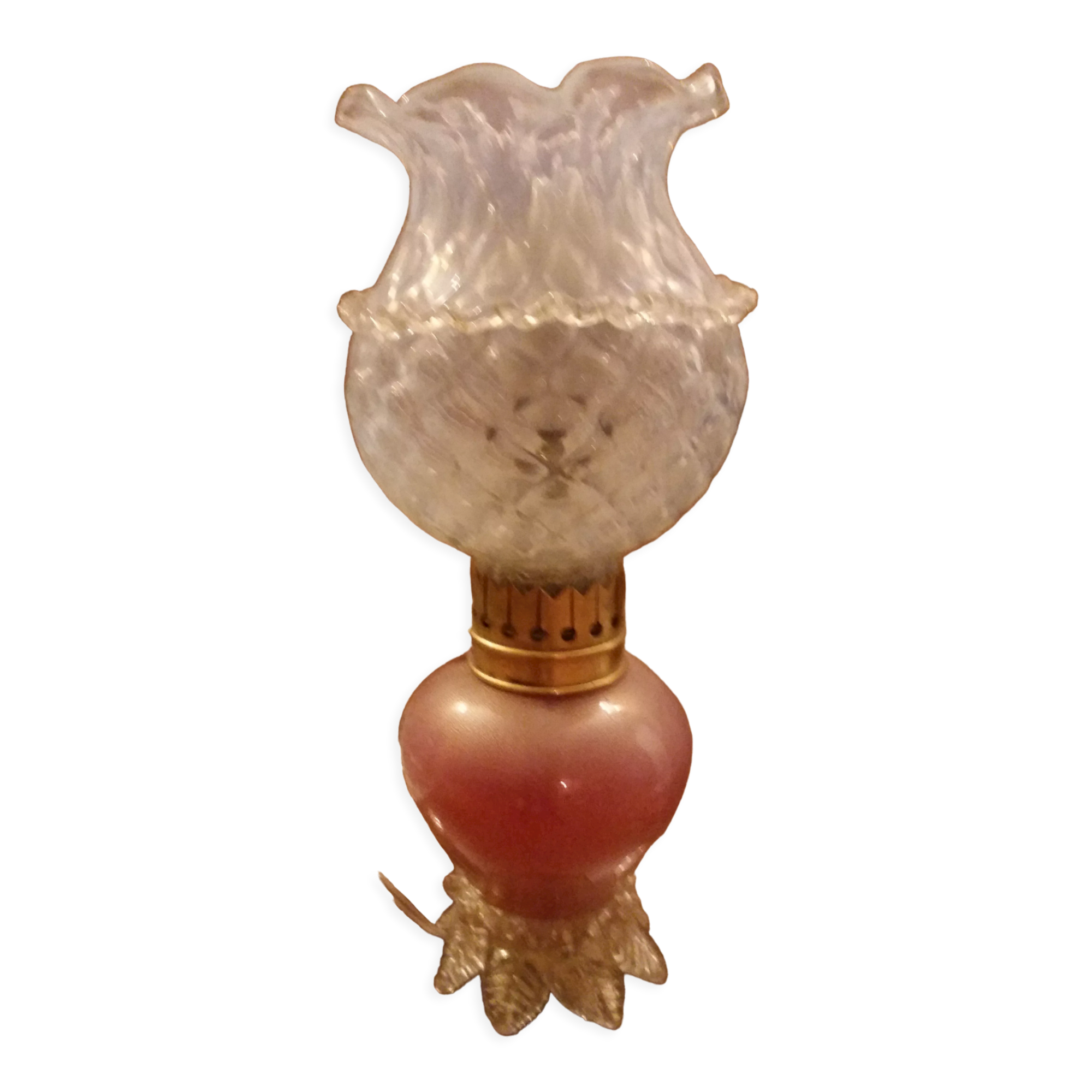 Murano crystal bedside lamp