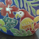 Parrot-inspired vase