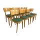 Lot of 8 vintage bistro chairs