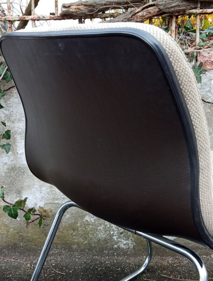 Steelcase Strafor chair, sled legs, 1970s