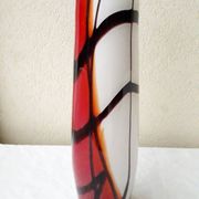 Multicoloured glass vase